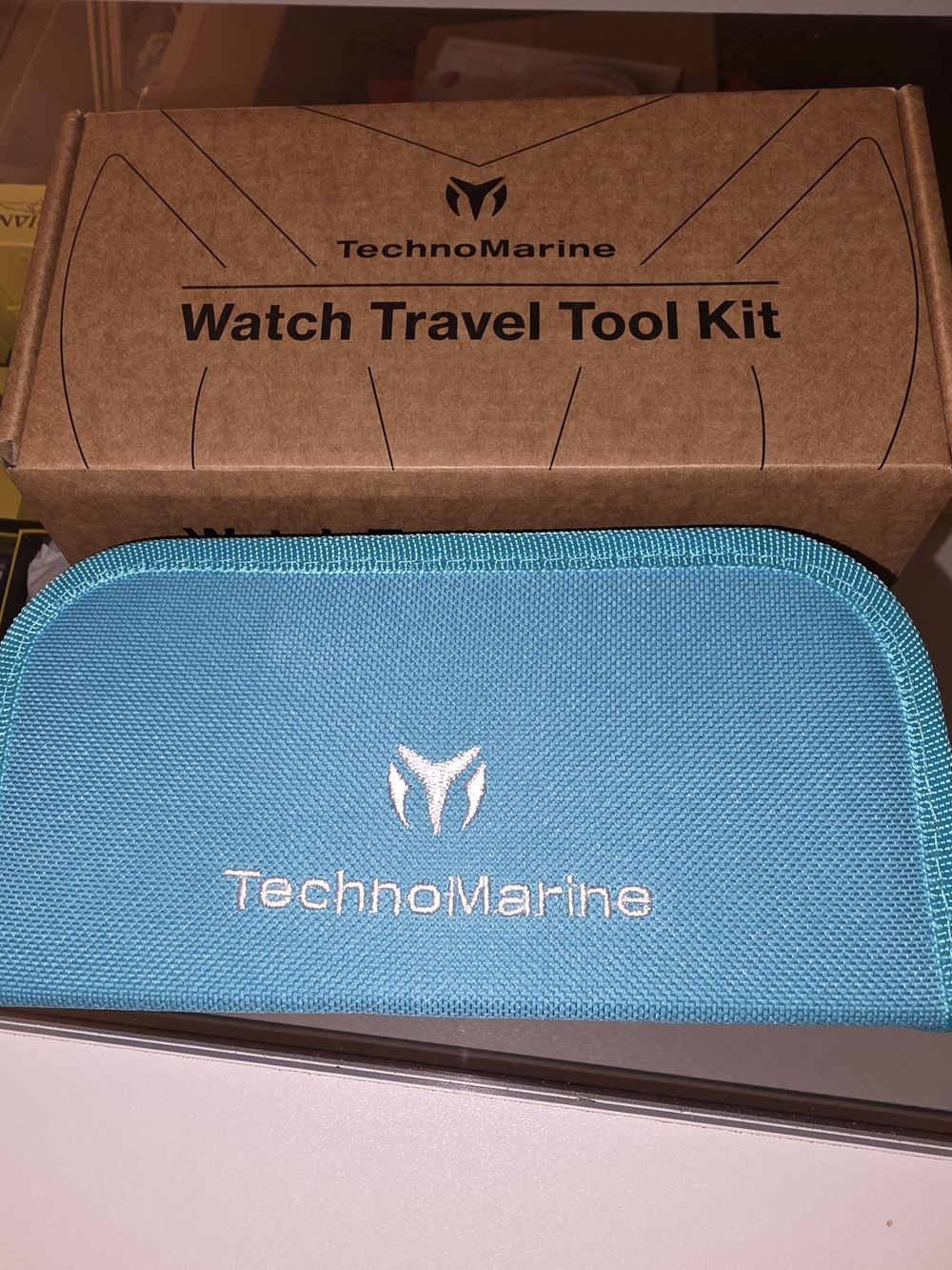 TechnoMarine Watch Travel Tool Kit - Teal Case